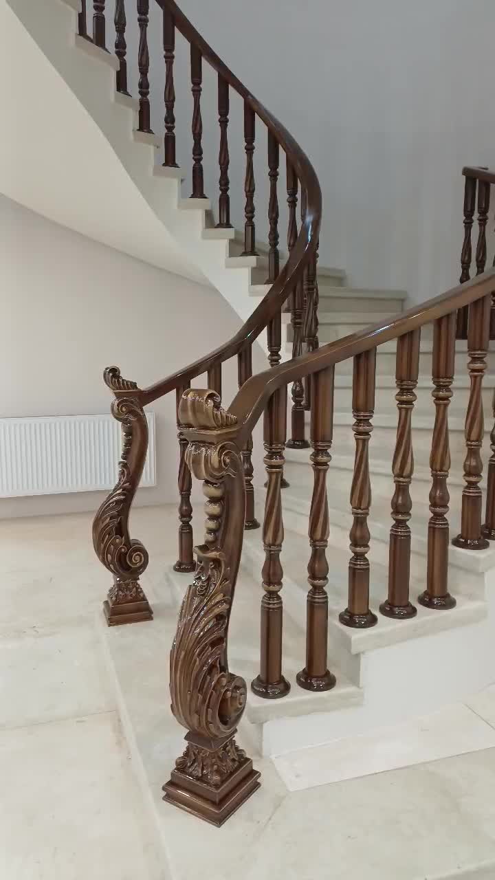 اجرای پله و نرده چوبی|خدمات پیشه و مهارت|خمین, |دیوار