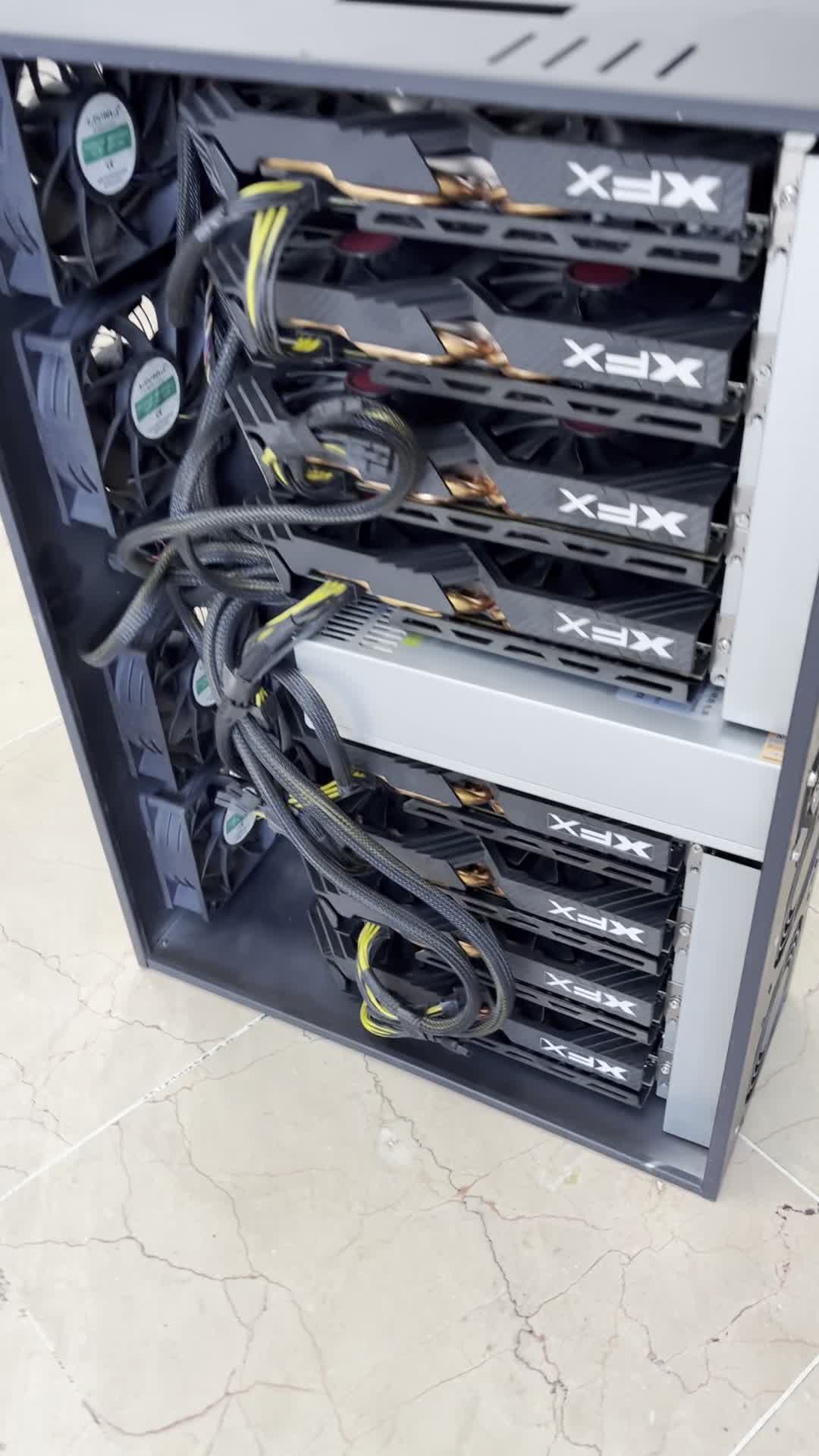 Miner - ریگ ماینینگ(ماینر) لیانلی گرافیک RX580|قطعات و لوازم جانبی رایانه|تهران, سهروردی|دیوار