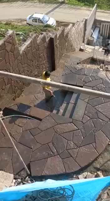 اجرای سنگ لاشه فروش سنگ سنگ ورقه ای|مصالح و تجهیزات ساختمان|تهران, تهرانپارس غربی|دیوار