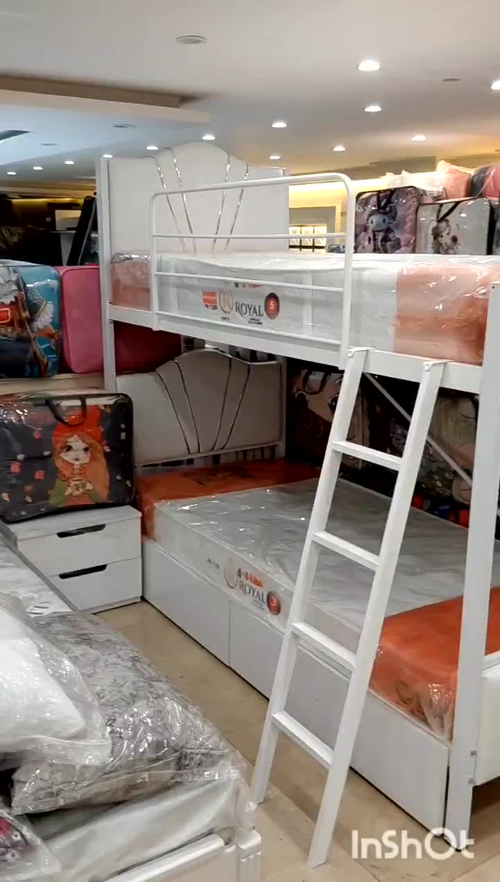 تختخواب دوطبقه علیمردانی۴۵(تخت خواب۲دونفره)فلزی گل|تخت و سرویس خواب|مشهد, حسین‌آباد|دیوار