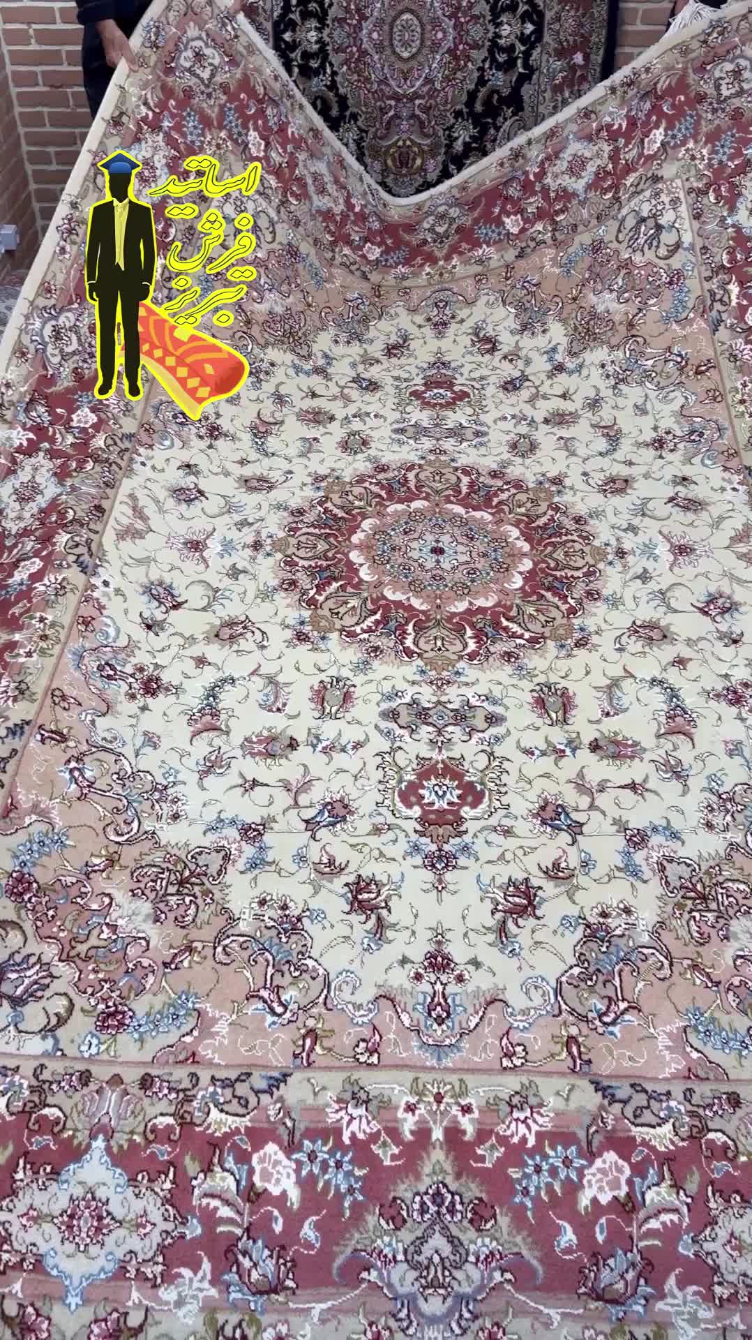 فرش ۹متری علیا۳۰رج اصل آذرشهر (اقساط بدون بهره)|فرش|تبریز, |دیوار