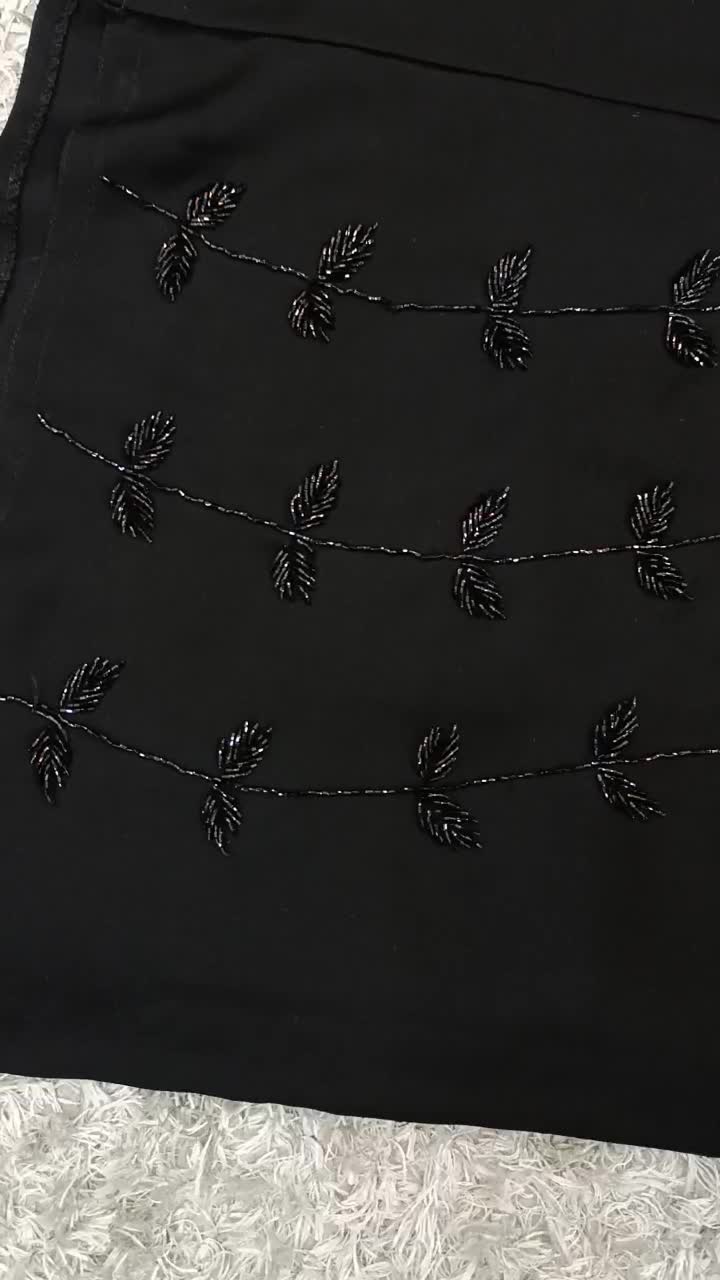 عبا زیبای مهره دوز شده با شال مهره دوزی|لباس|درگهان, |دیوار