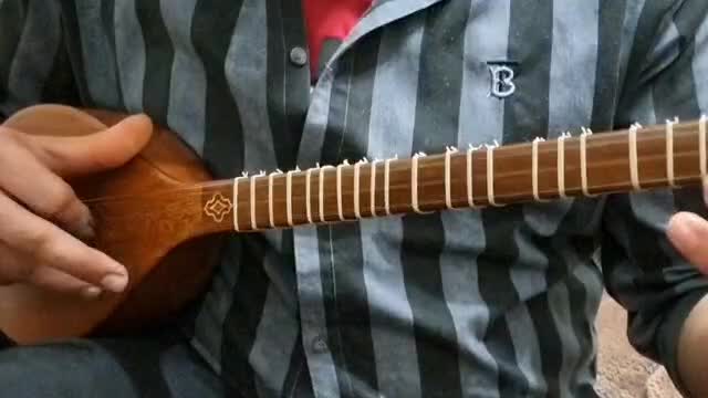 سه تار کاسه بزرگ سه مهر|سازهای سنتی|لنجان, |دیوار