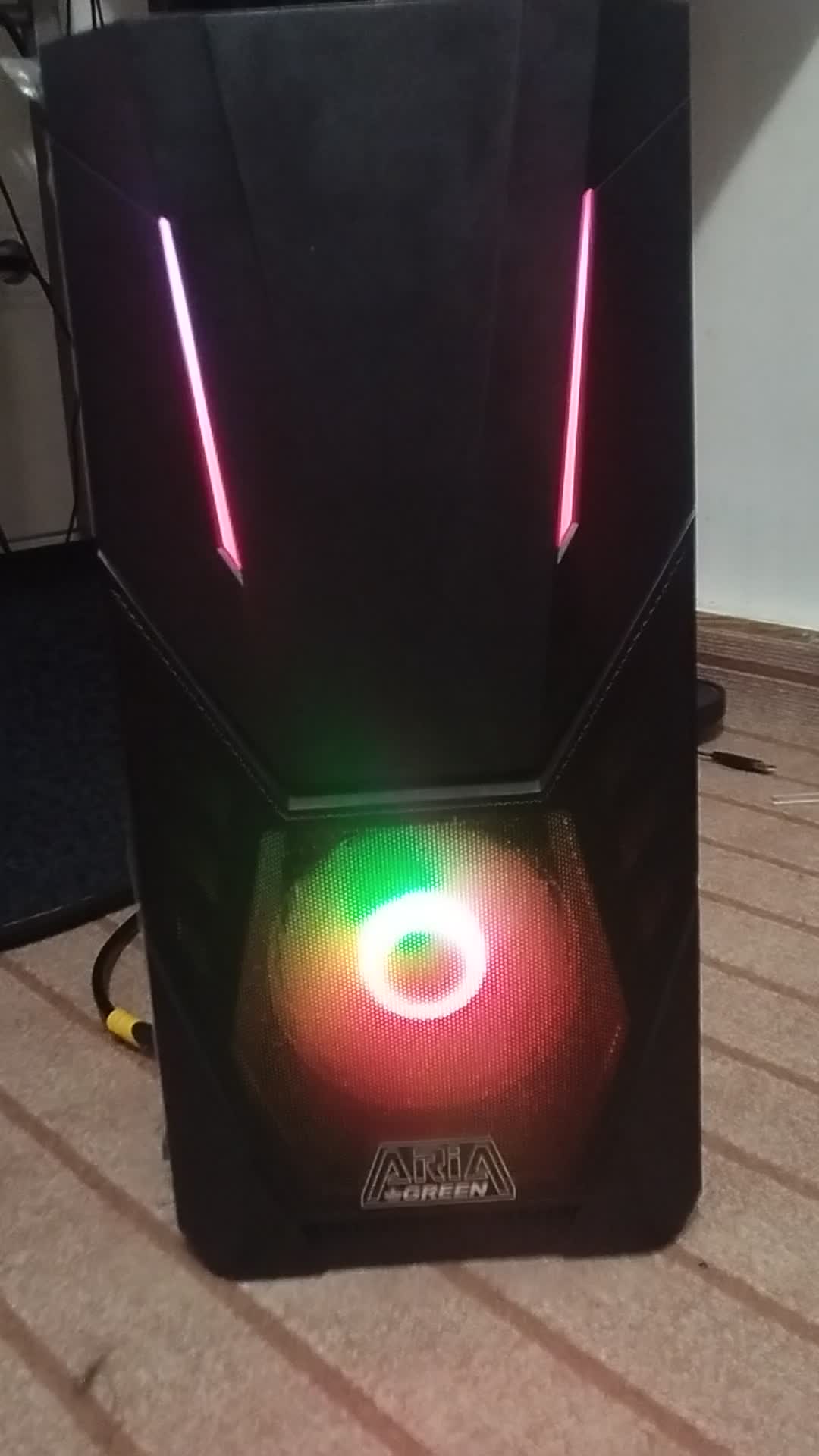 کیس گیمینگ ۷ رنگ RGB|رایانه رومیزی|خلخال, |دیوار