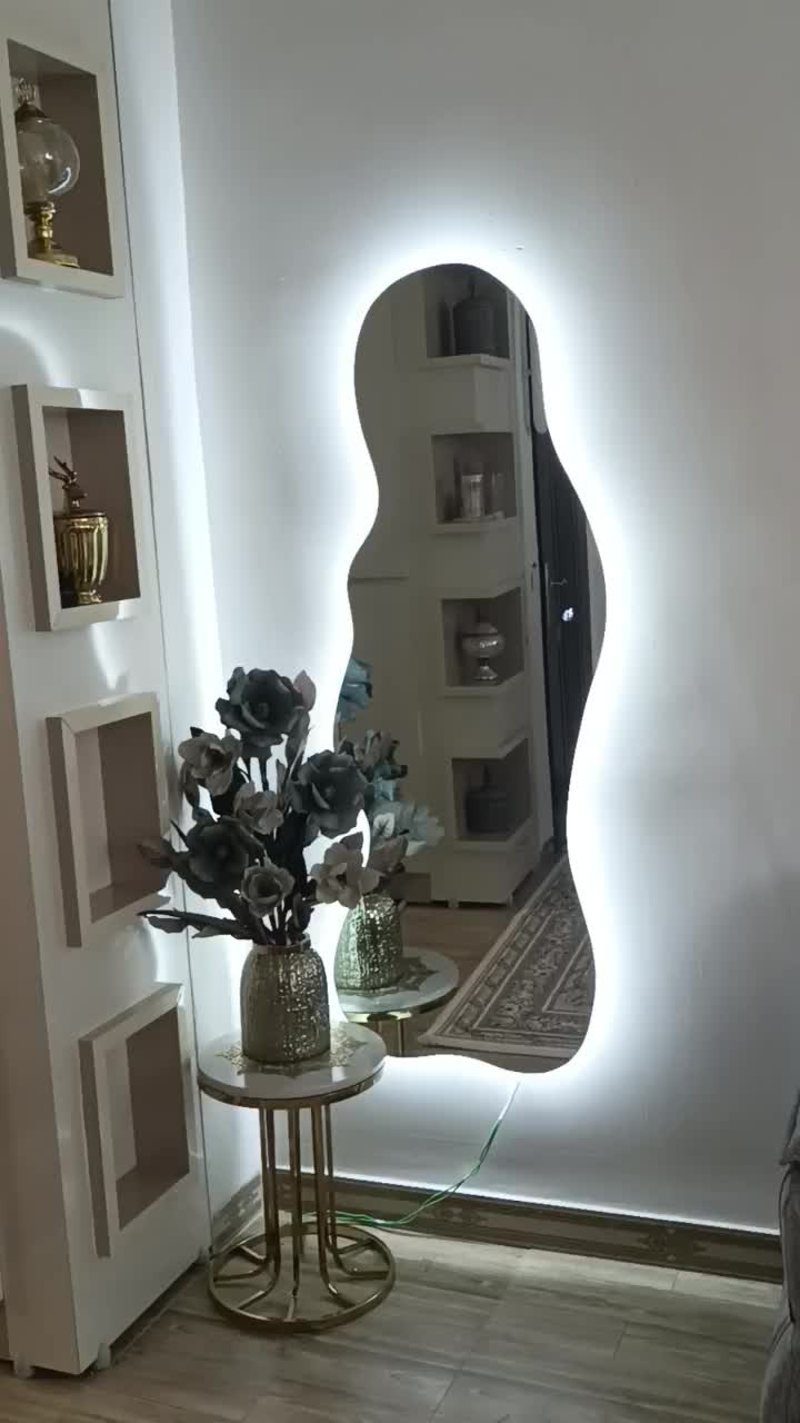 انواع اینه های  قدی قاب دار ،ساده و بک لایت|آینه|سنندج, |دیوار