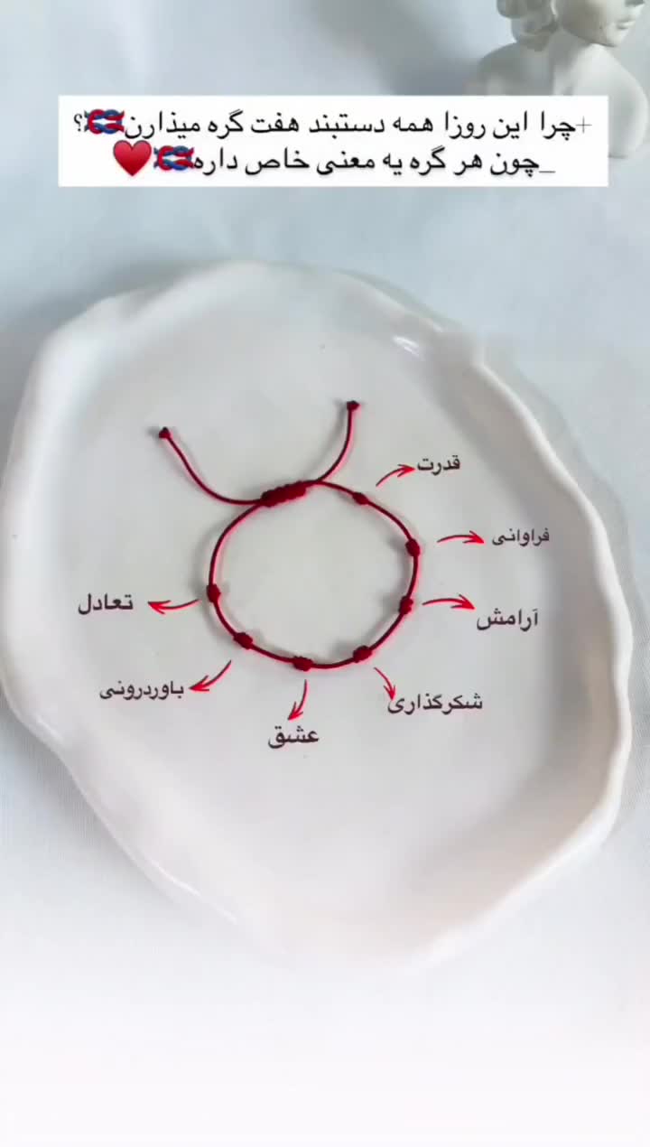 دستبند رد استرینگ یا دستبندارزوها|جواهرات|مبارکه, |دیوار