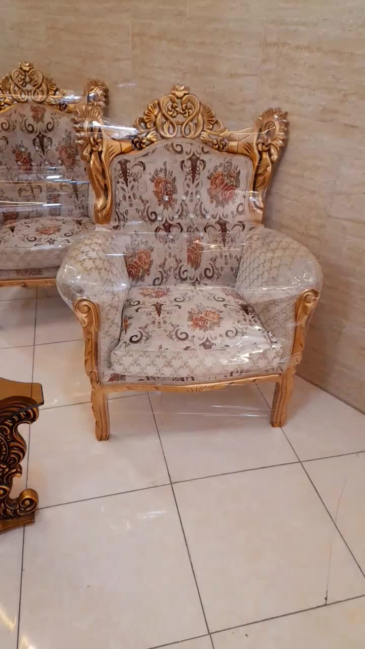 مبل استیل سلطنتی ۹نفره با میز و عسلی در حد نو|مبلمان خانگی و میز عسلی|مشکین‌دشت, |دیوار