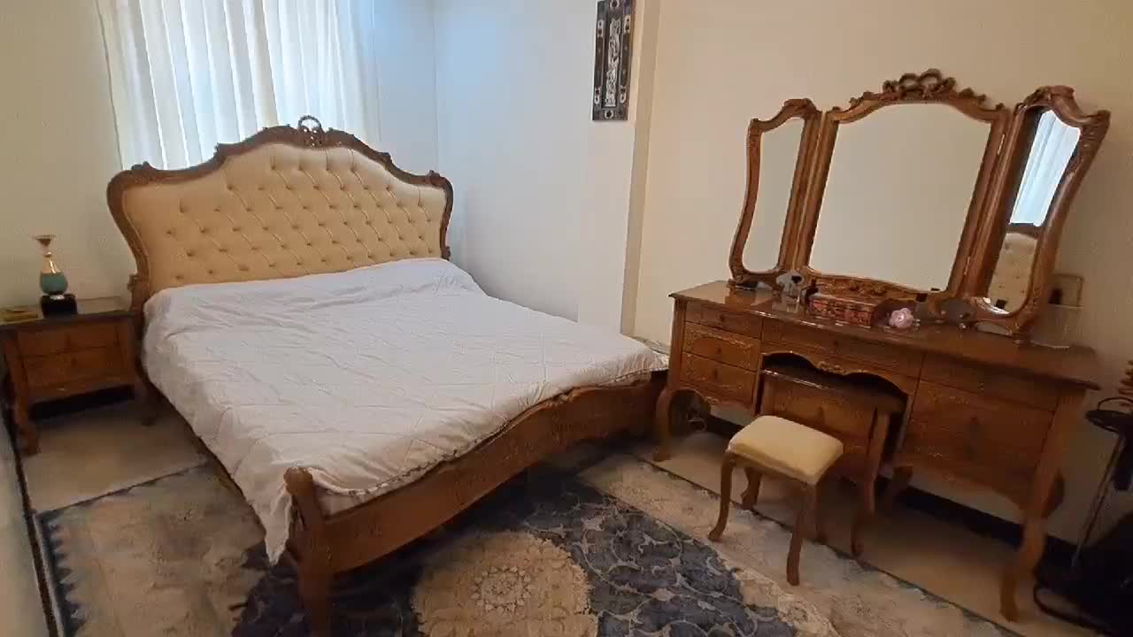 سرویس خواب چوبی پاپیون|تخت و سرویس خواب|تهران, یافت آباد جنوبی|دیوار