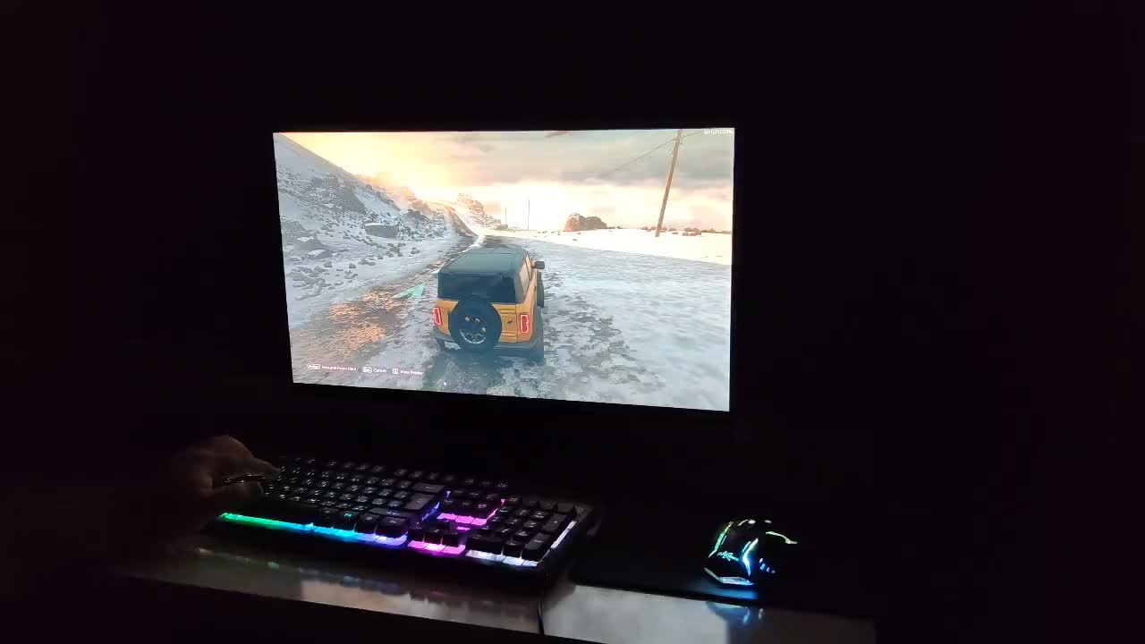 کیس گیمینگ با مانیتور و موس کیبورد|رایانه رومیزی|کرمان, |دیوار