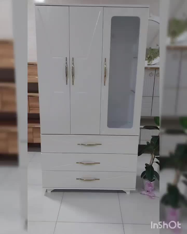 کمد لباس۳درب ۳کشو پاک چوب|جاکفشی، کمد، دراور|مسجد سلیمان, |دیوار