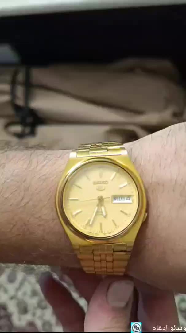 Original Seiko 5 Automatic اتومات طلایی مشابه نو|ساعت|تهران, جنتآباد جنوبی|دیوار