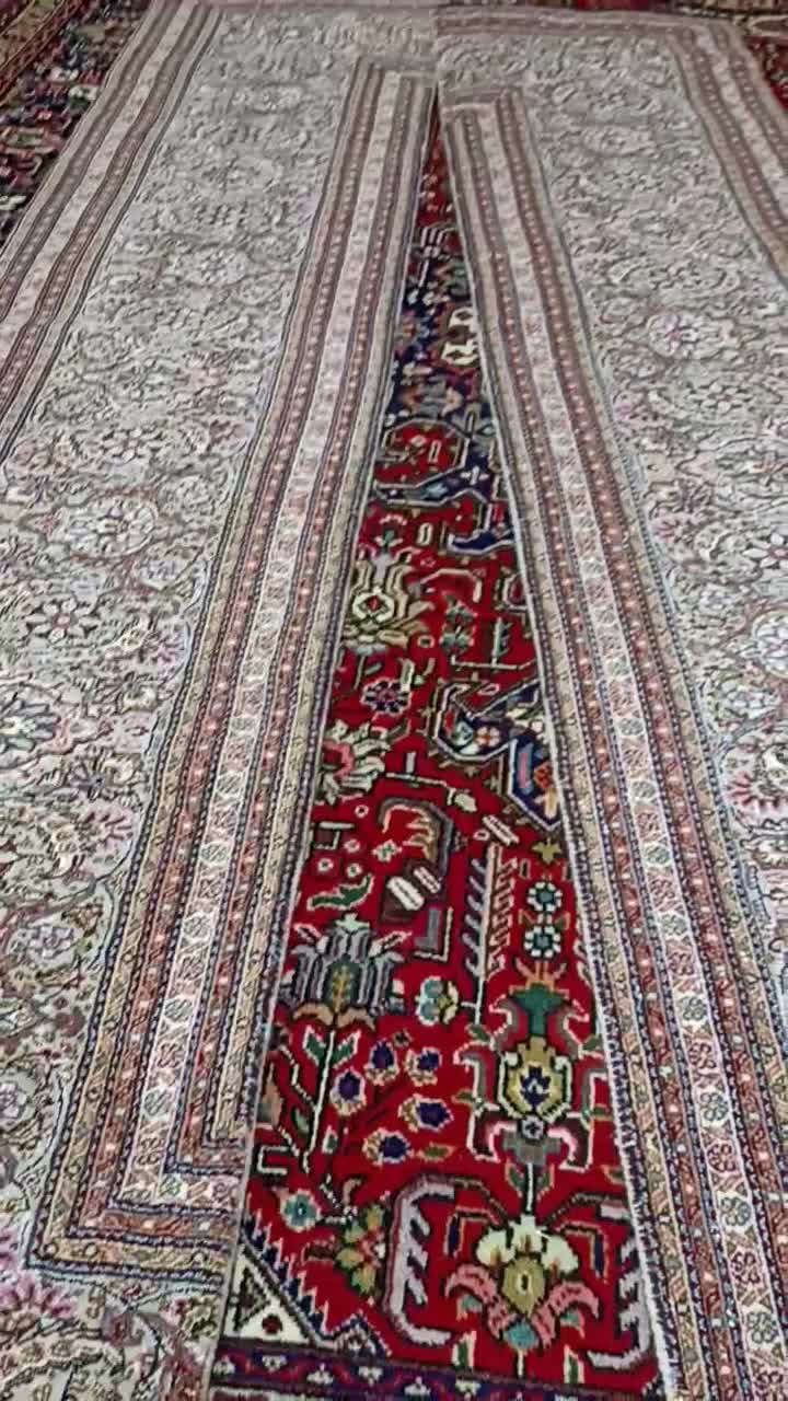 کناره 50رج(نو)دستباف ماهی خوی 50در2.55|فرش|خوی, |دیوار
