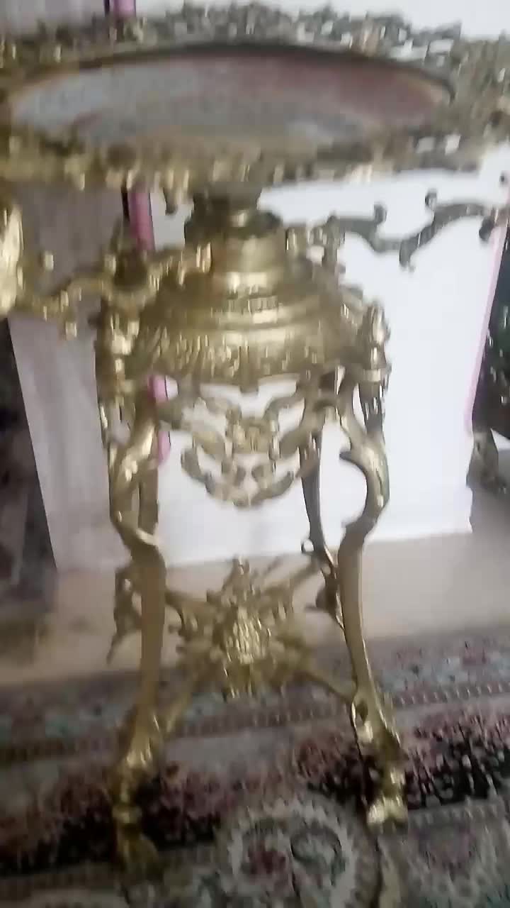 کنارسالنی میوه خوری برنزی برنجی پایه بلندنوی نو|صنایع دستی و سایر لوازم تزئینی|تهران, دریاچه شهدای خلیج فارس|دیوار