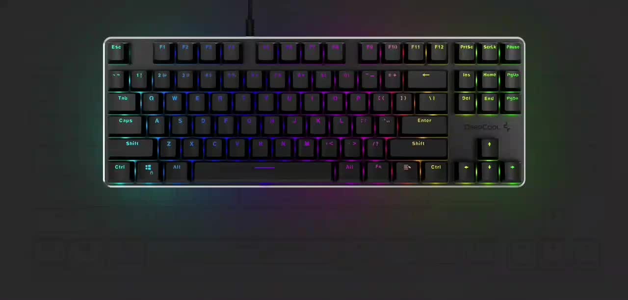 کیبورد مکانیکال گیمینگ DEEPCOOL برند حرفه ای RGB|قطعات و لوازم جانبی رایانه|تهران, وردآورد|دیوار
