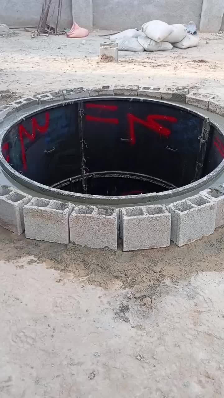 ساخت آب انبار دایره ای با قالب های یک تکه|خدمات پیشه و مهارت|برازجان, |دیوار