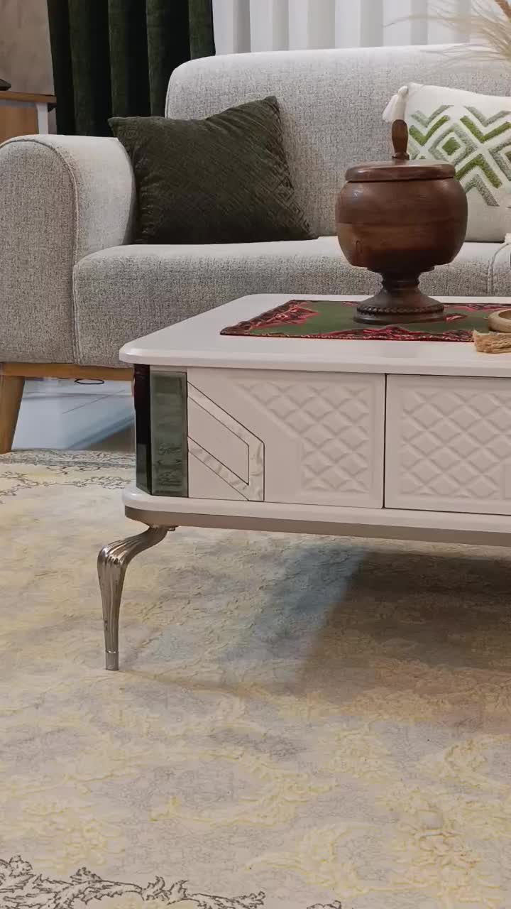 میز وسط ست با میز تلویزیون|مبلمان خانگی و میز عسلی|لاهیجان, خمیر کلایه|دیوار