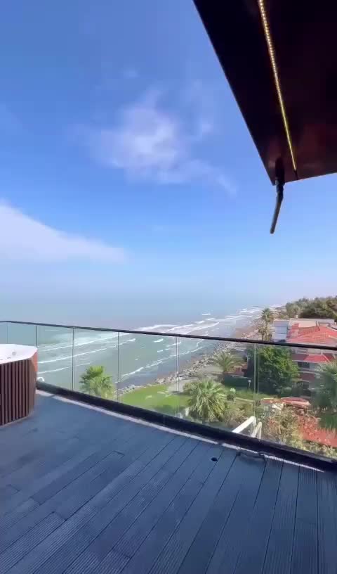 اجاره شبانه پنت هاوس ساحلی پلاک اول دریا لب اب|اجارهٔ کوتاه‌مدت ویلا و باغ|بابلسر, |دیوار