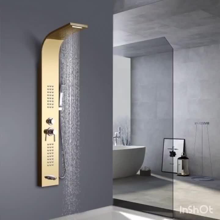 ست حمام panel doosh فول کامل|لوازم حمام|تبریز, |دیوار