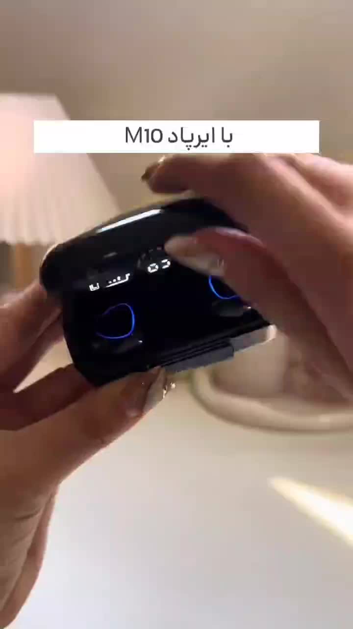ایرپاد بلوتوث M10 با پاوربانک مشکی|لوازم جانبی موبایل و تبلت|یزد, |دیوار