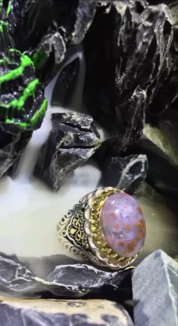 انگشتر و آویز گردنی  سنگ طبیعی|جواهرات|خوی, |دیوار