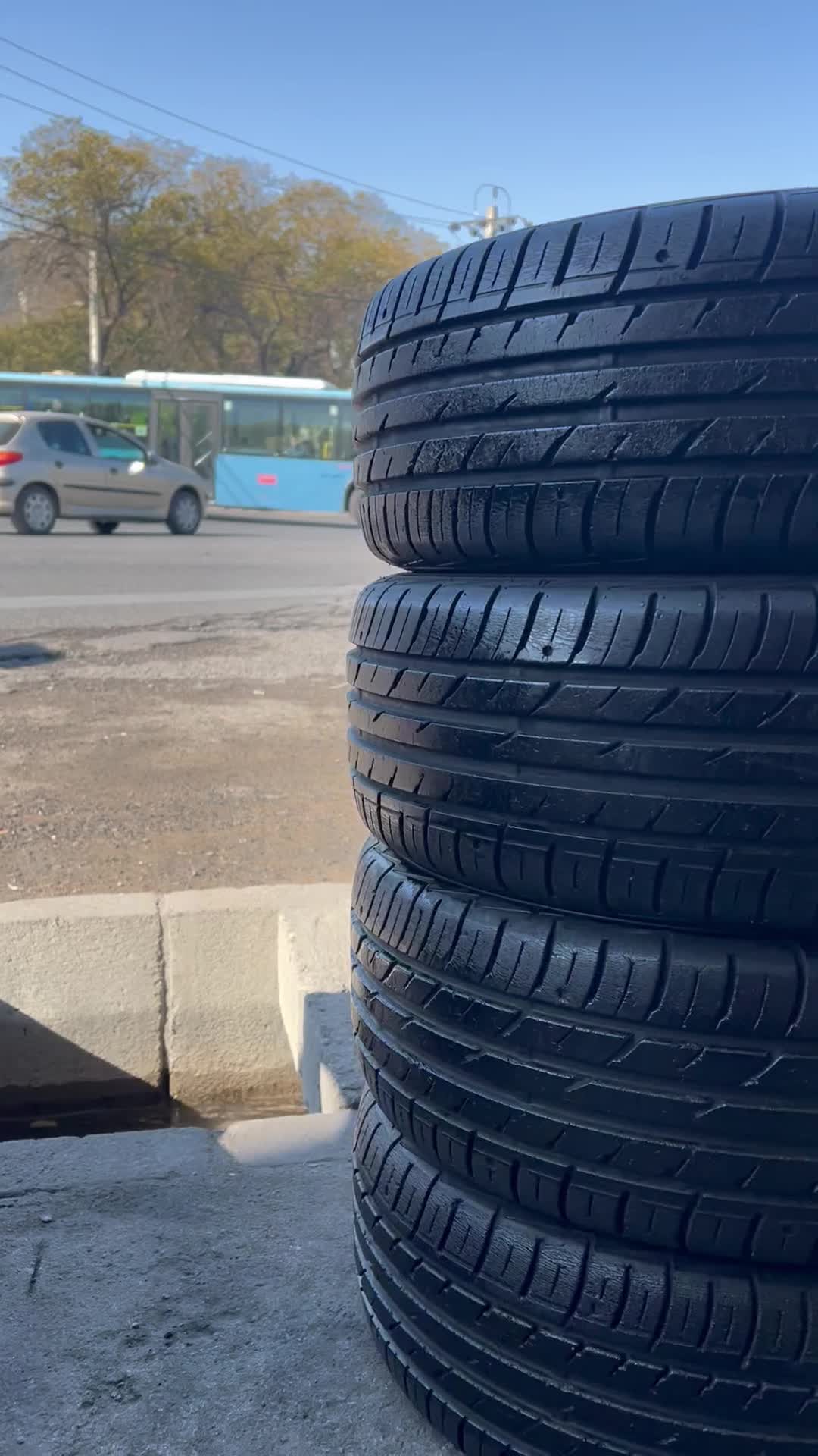 لاستیک فالکن ژاپن بالای ۸۰٪ سایز 205/60/14|قطعات یدکی و لوازم جانبی|تبریز, |دیوار