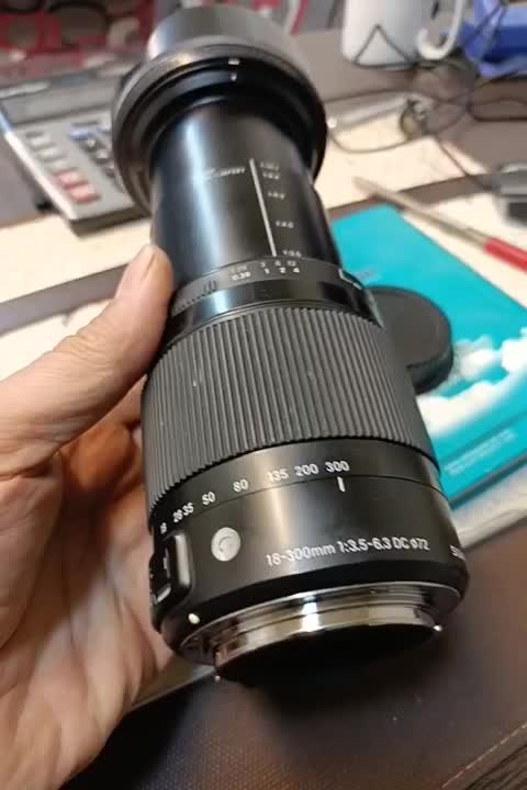 لنز دوربین عکاسی کانن. 18 300 sjgma|دوربین عکاسی و فیلم‌برداری|تبریز, |دیوار
