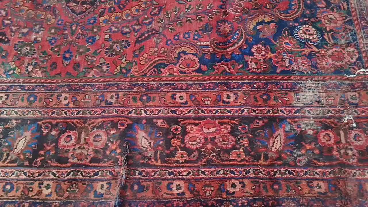 فرش دستباف قدیمی مناسب باغ یا حالا هرجا|فرش|شاهرود, |دیوار