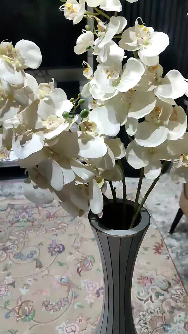 گل و گلدان مصنوعی گل ارکیده سفید|گل مصنوعی|ری, جوانمرد قصاب|دیوار