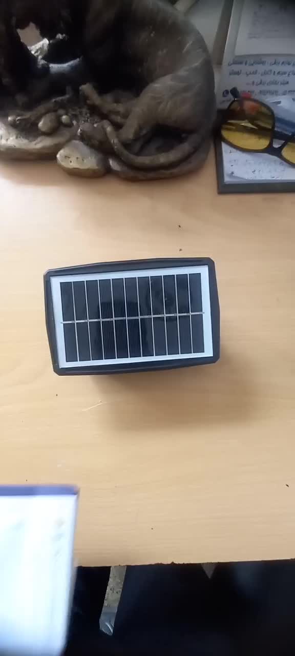 چراغ دکوراتیو سولاردار خورشیدی فتوسل دار ضدآب|ریسه و چراغ تزئینی|اردبیل, |دیوار