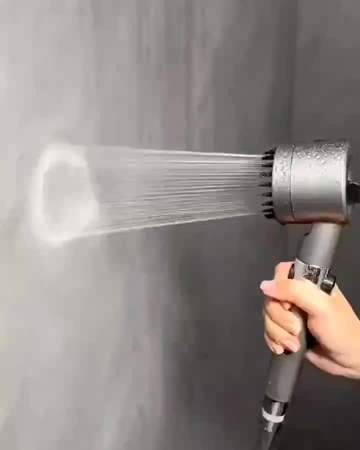 سردوش حمام مدل توربو ماساژوردار ( مشکی و کروم مات)|لوازم حمام|تهران, علم و صنعت|دیوار