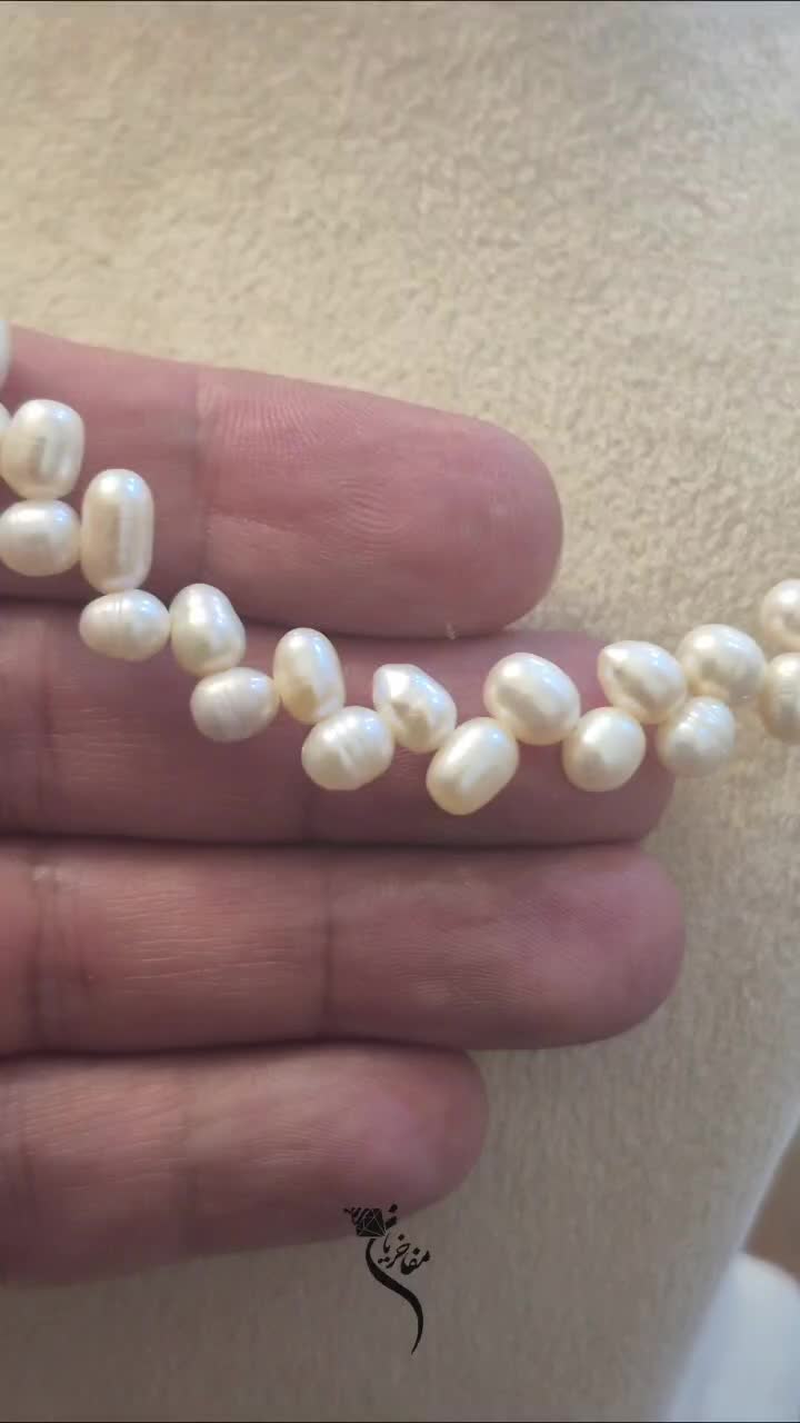 گردنبند مروارید گندمی اصل|جواهرات|تهران, یوسف‌آباد|دیوار