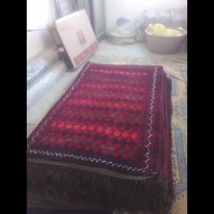 فرش قالیچه پشمی دستباف کادو بیرجندی عشایری|فرش|تهران, آهنگ|دیوار