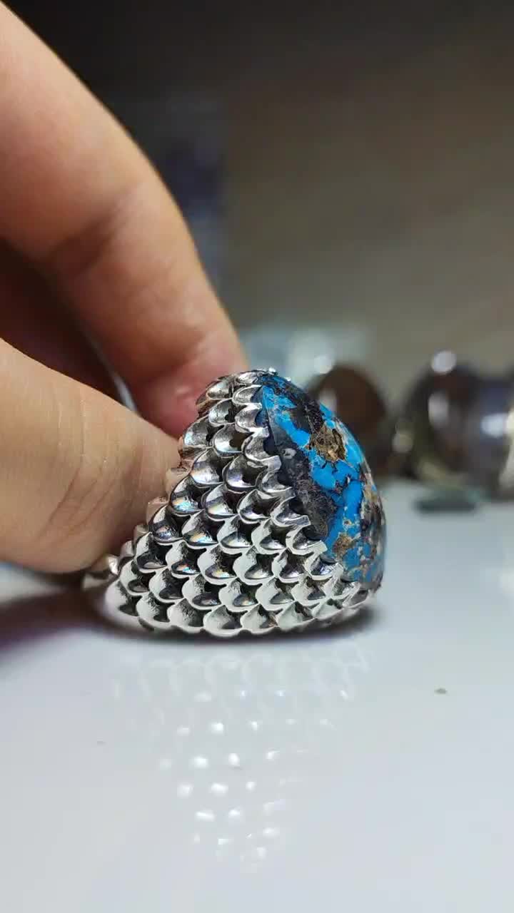 انگشتر تمام دست ساز فیروزه|جواهرات|نیشابور, شهرک ولیعصر|دیوار