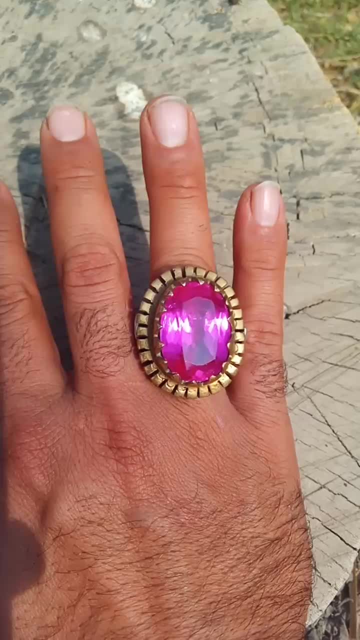 انگشتر یاقوت درشت جواهری|جواهرات|رباطکریم, نوده|دیوار