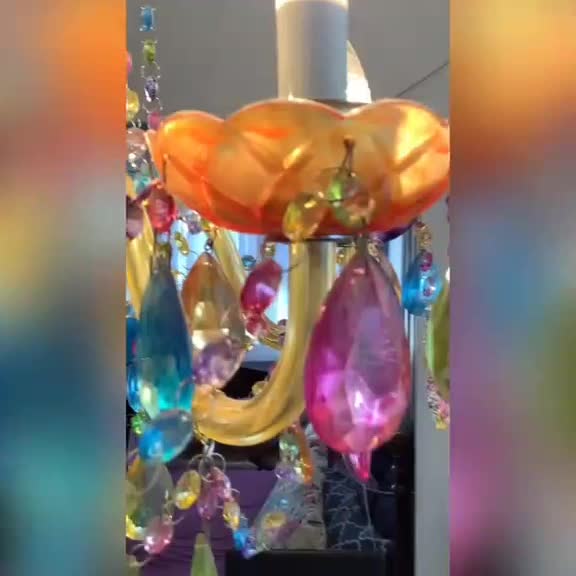 لوستر کریستال تک‌رنگ و رنگارنگ از 4 تا 30 شعله|لوستر و چراغ آویز|تهران, ایرانشهر|دیوار