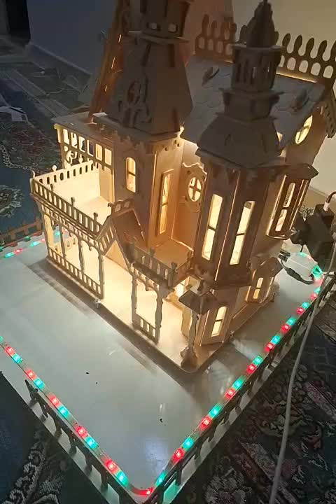 ماکت چوبی خانه|مجسمه، تندیس، ماکت|تهران, چوب تراش|دیوار