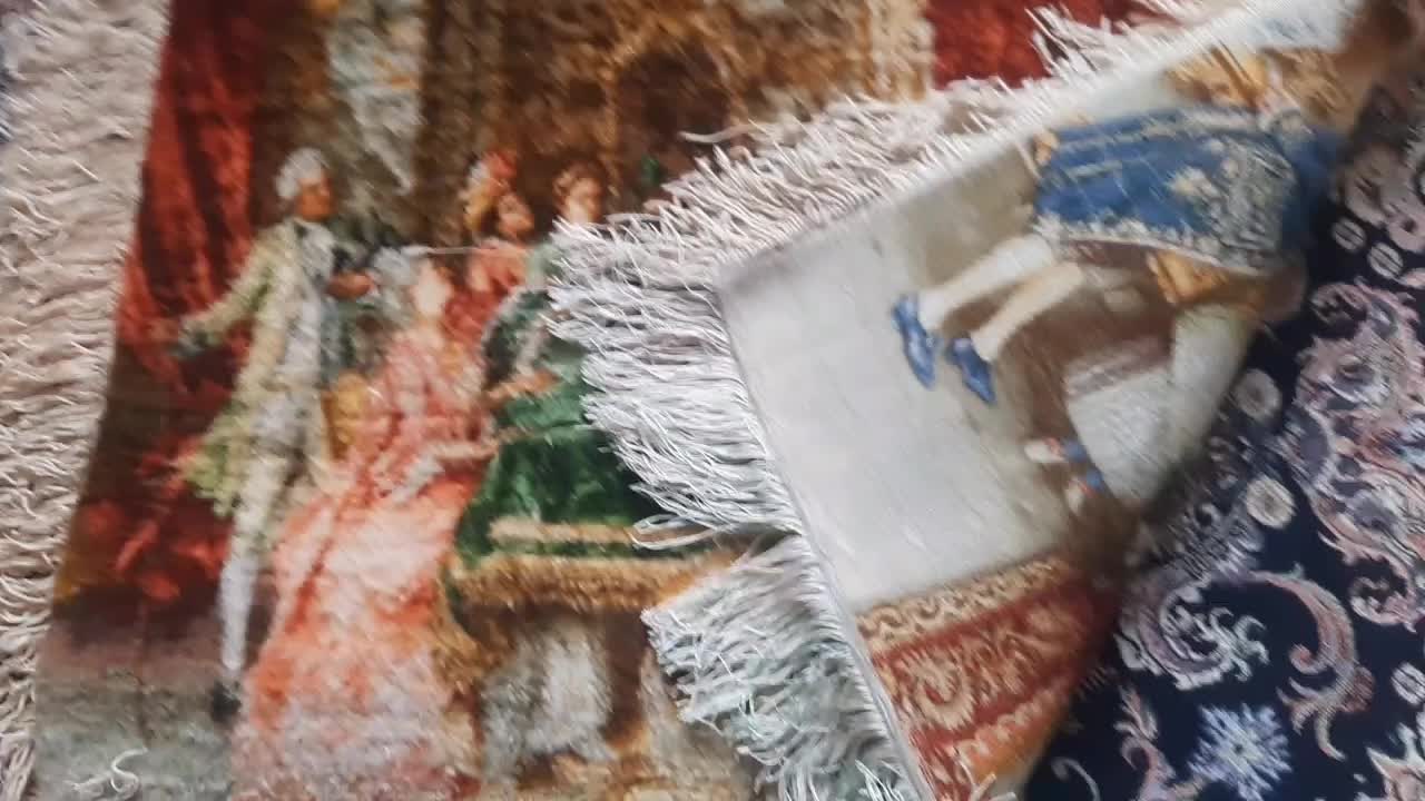 تابلو فرش دستباف|تابلو فرش|کرمانشاه, |دیوار