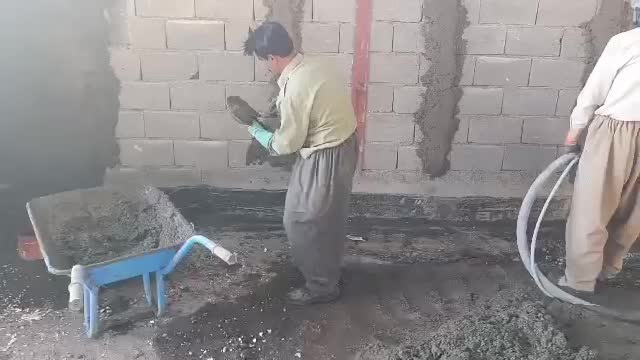 سیمانکاری وشات کریت با دستگاه t13 تک فاز وسه فاز|خدمات پیشه و مهارت|هرسین, |دیوار
