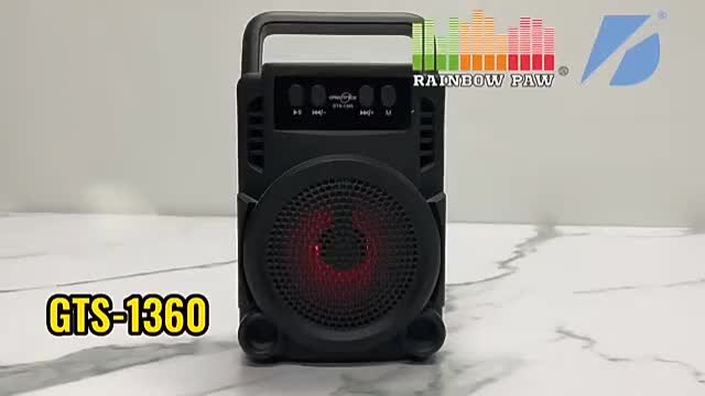 اسپیکر شارژی مدل GTS1360 قابل حمل|سیستم صوتی خانگی|شیراز, احمدآباد|دیوار