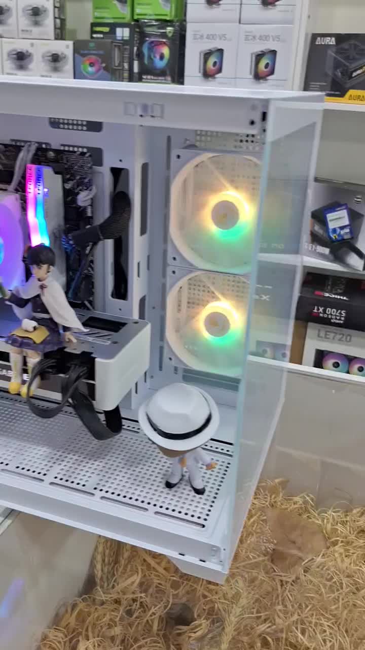 کیس گیمینگ سفید، ترکیب قدرت و زیبایی|رایانه رومیزی|بندر انزلی, جهانگانی|دیوار