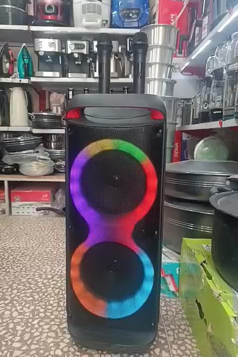 اسپیکر شارژی90سانتی 2میکروفون طرح JBL خردکن قابلمه|سیستم صوتی خانگی|قم, سید معصوم|دیوار