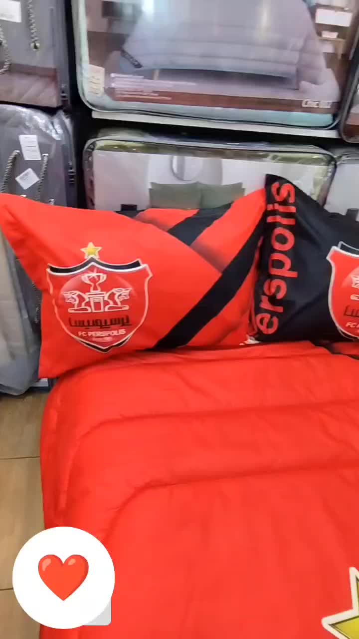 روتختی پرسپولیس با پارچه شانل مخمل|سرویس روتختی|اهواز, گلستان|دیوار