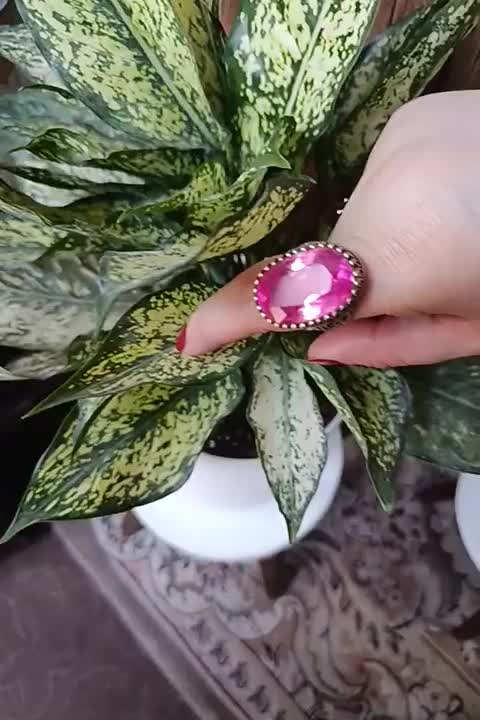 باسلام فروش انگشترتوپازصورتی|جواهرات|اهواز, آسیاباد|دیوار