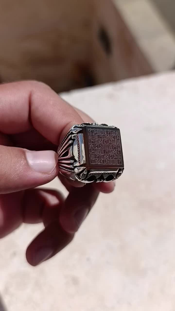 انگشتر عقیق هفت شرف|جواهرات|زنجان, |دیوار