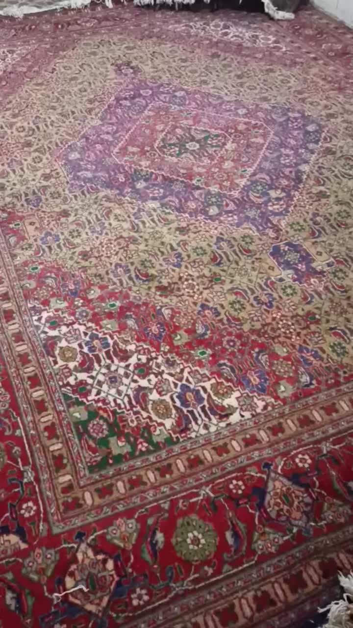 تک 12متری دستباف طرح ماهی رنگ کم یاب|فرش|تهران, آرژانتین|دیوار
