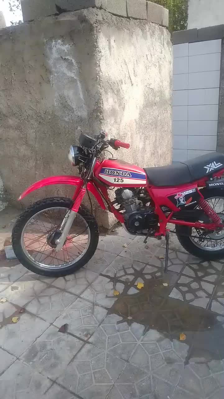 تریل هوندا ۱۲۵ مدل 61ژاپنی شیش دنده عروسک|موتورسیکلت|ایلام, |دیوار