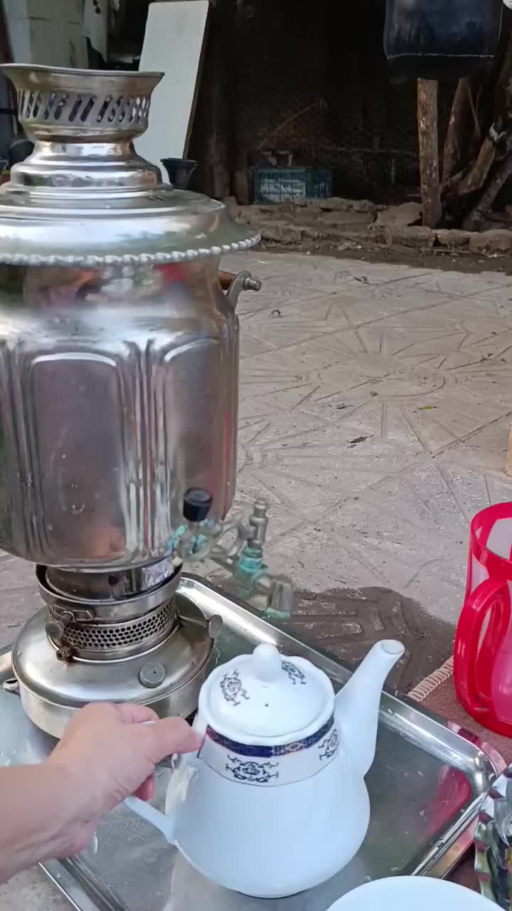 سماور نفتی عالی نسب قدیمی|سماور، چای‌ساز، قهوه‌ساز|علی‌آباد کتول, |دیوار