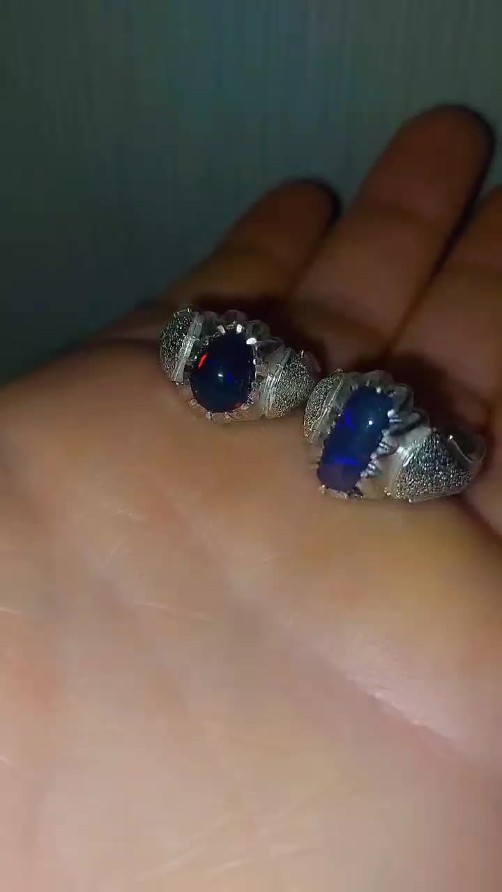 مهره نگین انگشتر اوپال اتیوپی جواهری|جواهرات|اهواز, زیتون کارمندی|دیوار