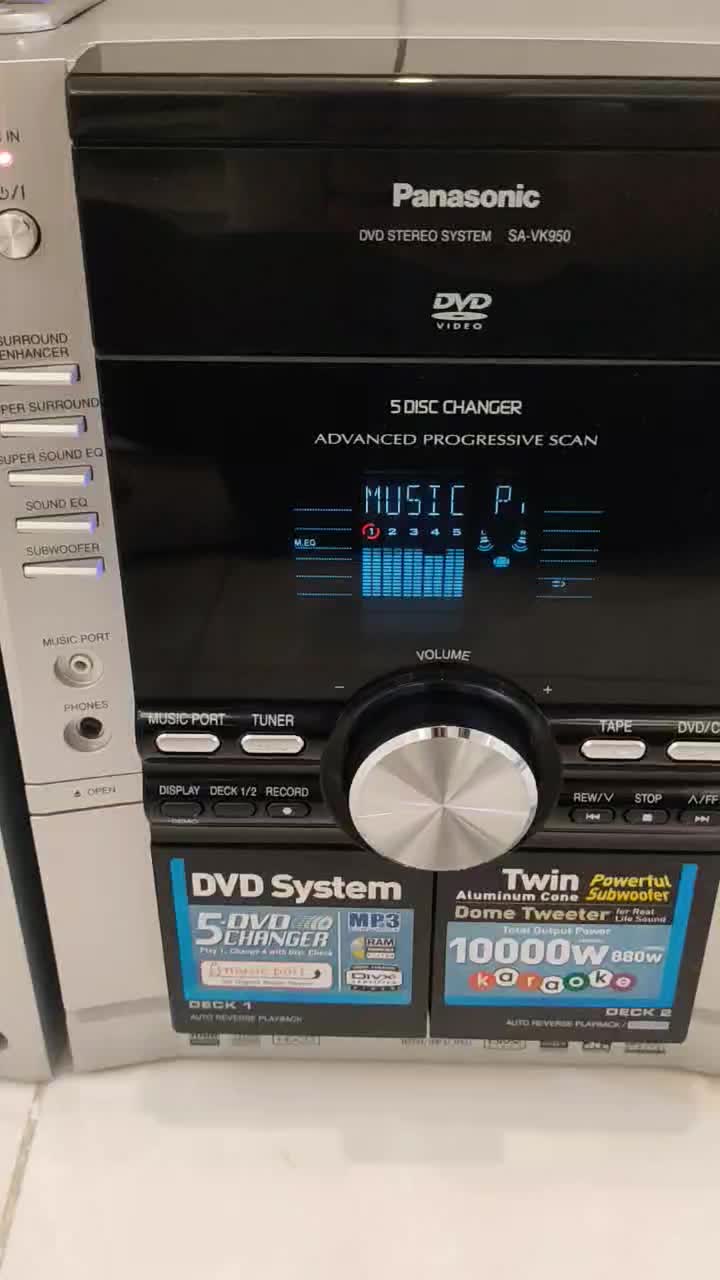 پاناسونیک 10000W فلاش بلوتوث 6 سابAUX DVD|سیستم صوتی خانگی|سنندج, |دیوار