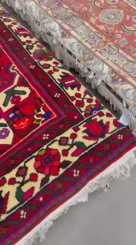 فرش دستباف (بساک) ۳ تخته ۶ متری حسین اباد تازه باف|فرش|مشکین‌دشت, |دیوار